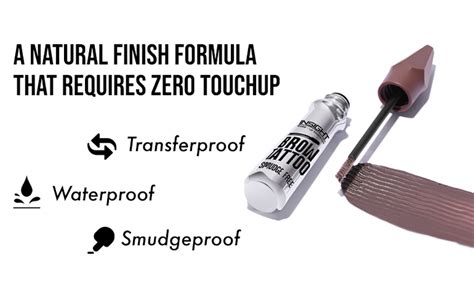 INSIGHT Brow Tattoo - Black|Natural Finsh|Long Lasting|Smudge Free ...