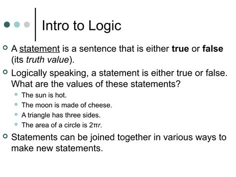 Logic Examples 的图像结果