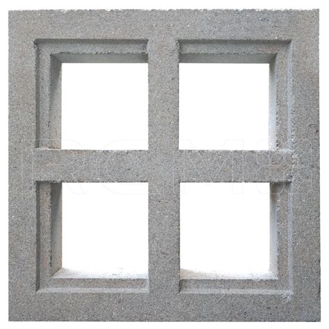 บล็อกช่องลม ลาย 4 ช่อง ใหญ่ 30 x 30 x 7 ซม.