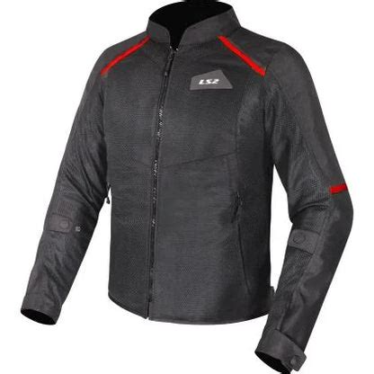 LS2 BREEZE JACKET BLACK RED - CE A CLASS – AH Helmets
