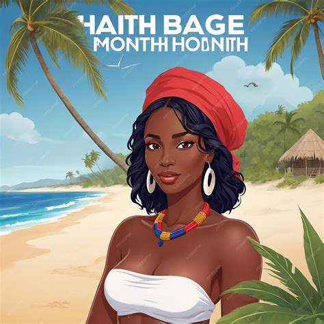 Premium Vector | Haitian heritage month