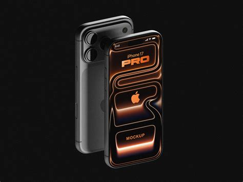 Free Floating iPhone 17 Pro Mockup PSD - Good Mockups