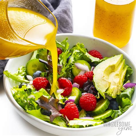 Keto Salad Dressing (Sugar Free Honey Vinaigrette) - Wholesome Yum