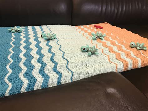 Image result for Crochet Sea Turtle Blanket Pattern