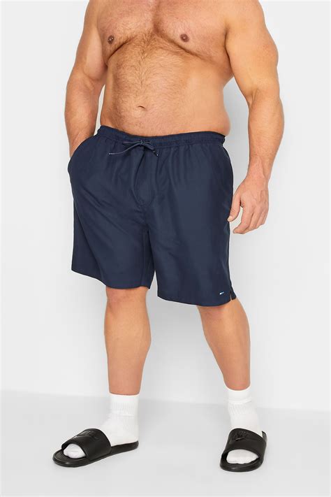 BadRhino Big & Tall Navy Blue Swim Shorts | BadRhino