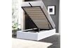 Lit 1 place Nuits D'or - Solide Lit Coffre blanc + Pieds pour matelas ...