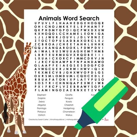Free Printable Word Searches (PDF Downloads)