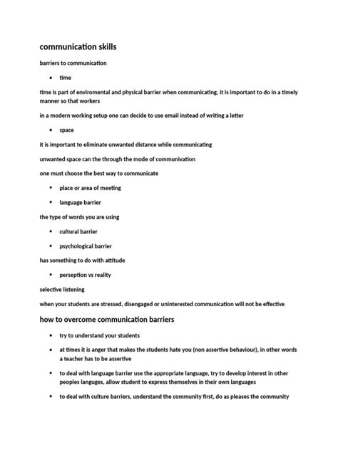 Image result for Communication Skills Lecture Notes PDF