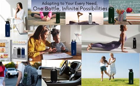 CASPIAN /// Prime Stainless Steel Water Bottle 1 Ltr (Litre) for Fridge ...