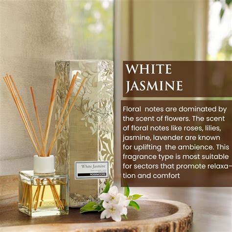 Home Rosemoore Scented White Jasmine Reed Diffuser 200 ml