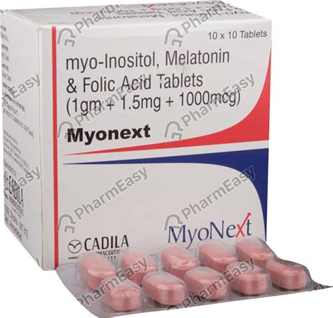 Buy Myonext Strip Of 10 Tablets Online at Flat 15% OFF | PharmEasy
