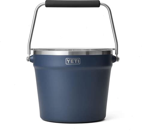 YETI Rambler Beverage Bucket, Double-Wall Vacuum Insulated Ice Bucket ...