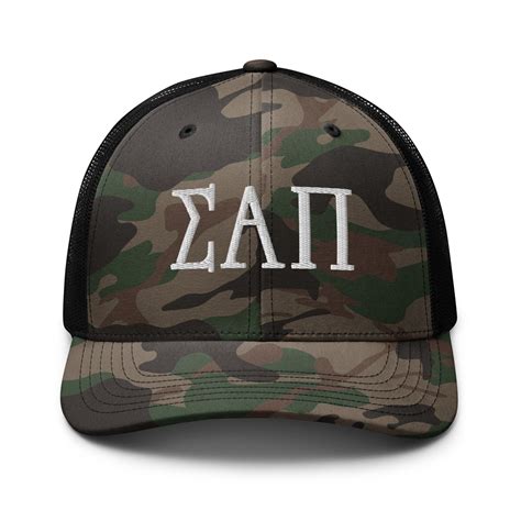 SIGMA ALPHA PI Camo hat – NSLS Shop