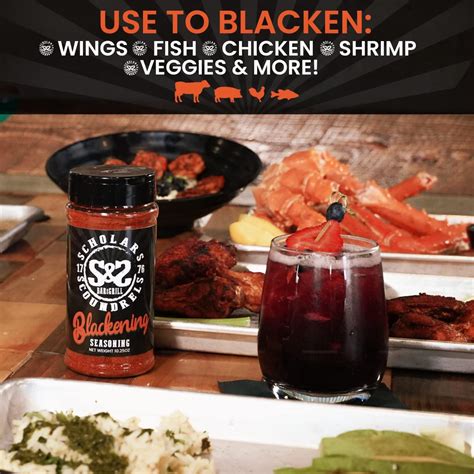 Scholars & Scoundrels Bar & Grill Blackened Seasoning | Cajun Spice for ...