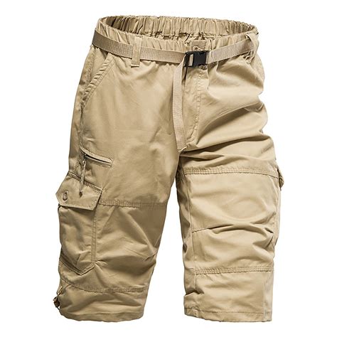 Big & Tall Capris Cargo Pants for Men Cotton M-5X Plus Size Baggy ...