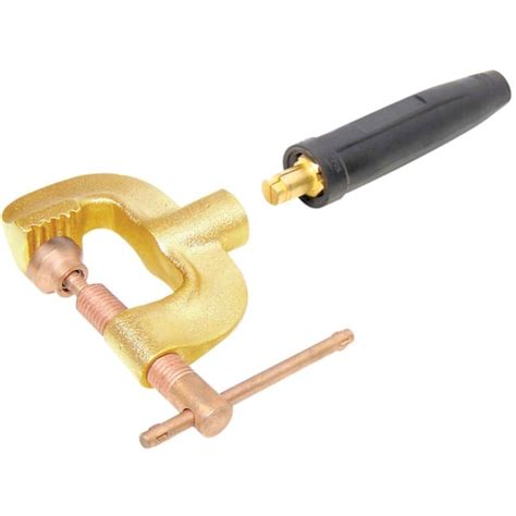 Powerweld C-Clamp Type Ground Clamp, 600A ECWG60C | Zoro