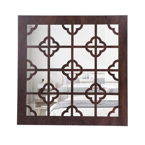 Buy EVERMALL Wall Mirror Decor Panel | Wooden Hanging Wall Decor Frame ...