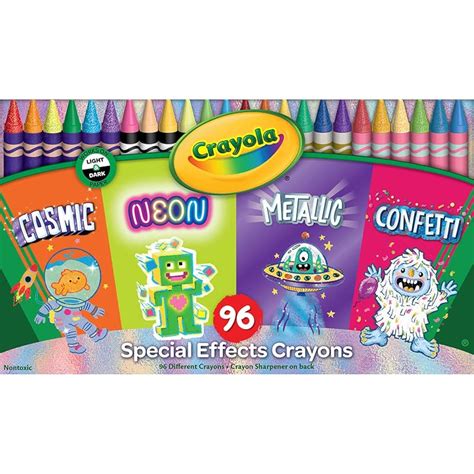 Crayola Kleurpotloden 96 Crayola® Special Effects Crayons, 96 Count: