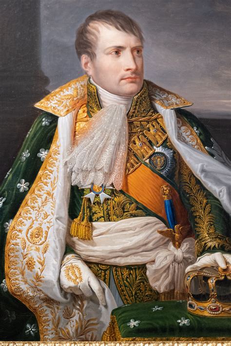 Portrait of Napoleon in "petit habillement" as king of Italy, work by, Andrea Appiani | Artsupp