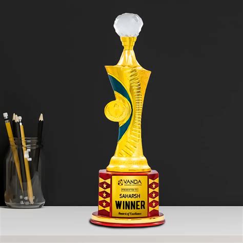 Buy Top-notch Golden Classic Trophy Online | Presto Gifts