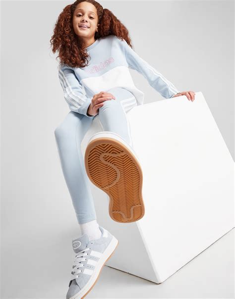 adidas Girls' Badge of Sport Trainingsoberteil Kinder Blau - JD Sports ...