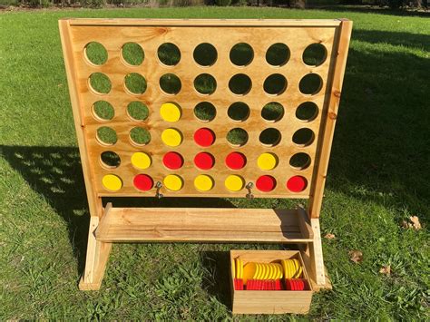Giant Connect Four | Rustic Game Rentals