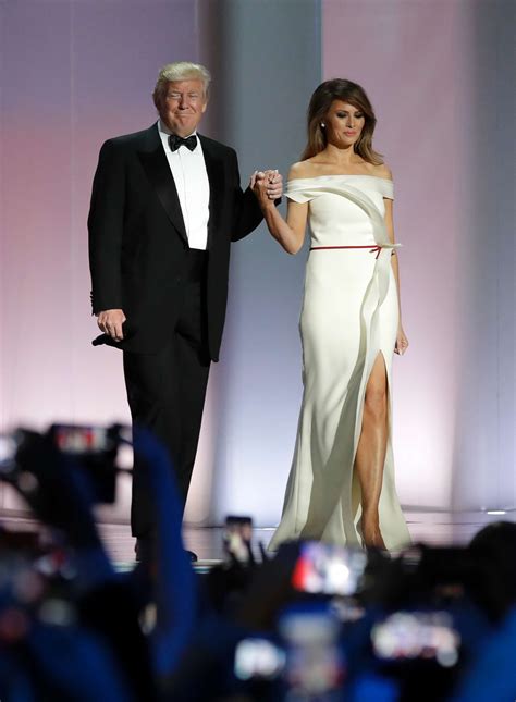 First lady Melania Trump's inaugural gown unveiled at Smithsonian - ABC ...