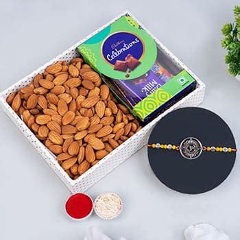 Rakhi with Dry Fruits – Send Rakhi with Dryfruits Online | Rakhibazaar.com