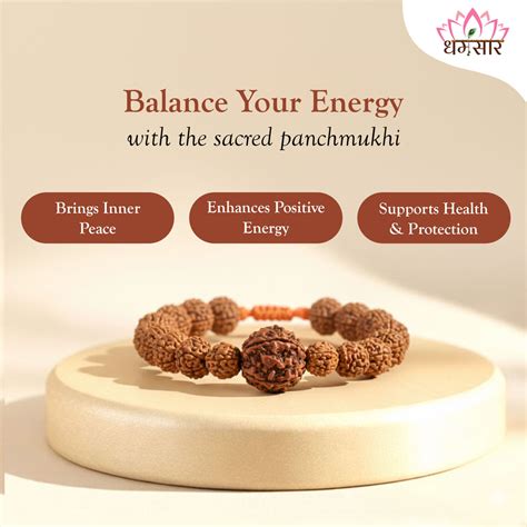 Natural Five Mukhi Rudraksha Stretchable Bracelet – Dharmsaar
