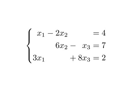 alignment - How do I align equations in the system? LaTeX - Stack Overflow