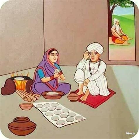 Photo Of Jalaram Bapa With His Wife Virbai Thakkar