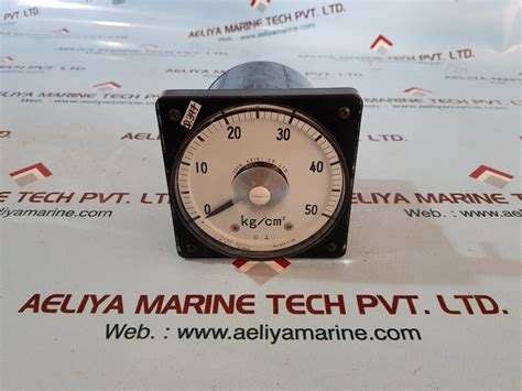 Toyo keiki dvf-11 pressure indicator 0-50 kg/cm2 – Aeliya Marine Tech
