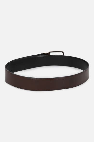 Buy Men Brown Solid Casual Belt Online - 874621 | Van Heusen