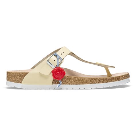 Gizeh 1983 Natural Leather Beige + Socke– BIRKENSTOCK