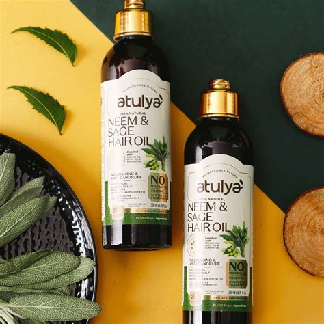 Buy ATULYA NEEM & SAGE HAIR OIL 200 ML Online & Get Upto 60% OFF at ...
