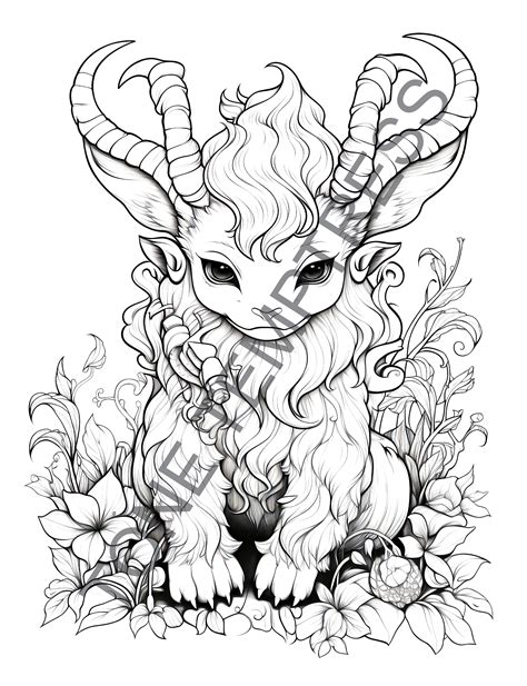 Magical Creatures Coloring Pages