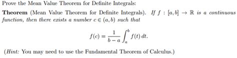 Image result for Mean Value Theorem for Definite Integrals
