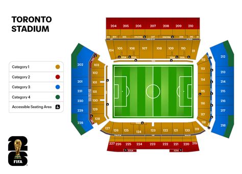 FIFA World Cup Seating Map - BMO Field (Toronto Stadium) | StadiumSport US