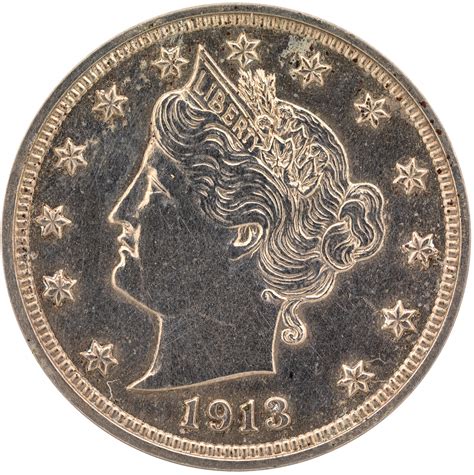Five Cents 1913 Liberty Head Nickel, Coin from United States - Online ...