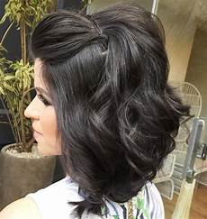 Half Updo Hairstyles For Medium Hair by 40 Irresistible Hairstyles For Brides And Bridesmaids Half Updo Hairstyles For Medium Hair