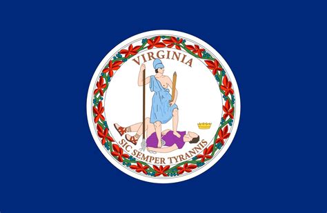 Printable Virginia State Flag