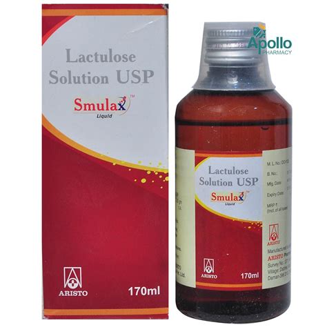Smulax 3.35gm Solution 170ml Price, Uses, Side Effects, Composition ...