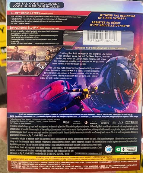 Ant-Man and the Wasp: Quantumania 2023 Blu-Ray + India | Ubuy