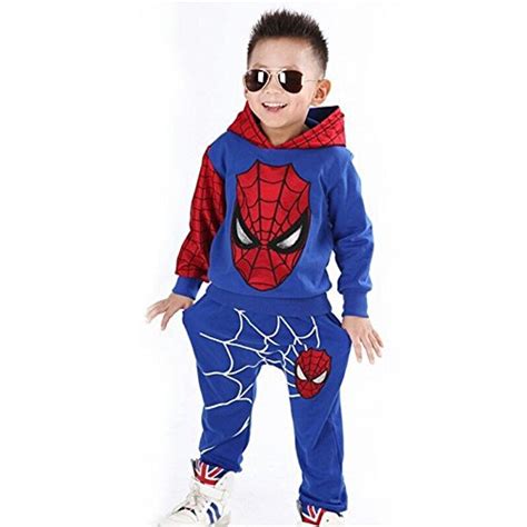 Buy AP Boutique Boy's Cotton Long Sleeves Spiderman Costume with Hooded ...