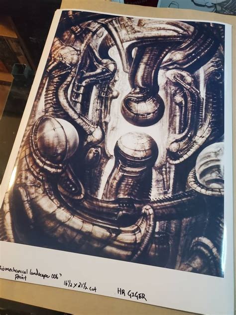 H.R Giger Biomechanical Landscape 006 B Grade - Etsy