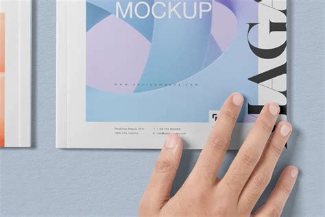 Double Magazine Cover Mockup PSD | ZippyPixels