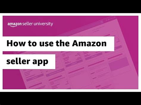 Amazon Seller: Sell on Amazon – Apps on Google Play