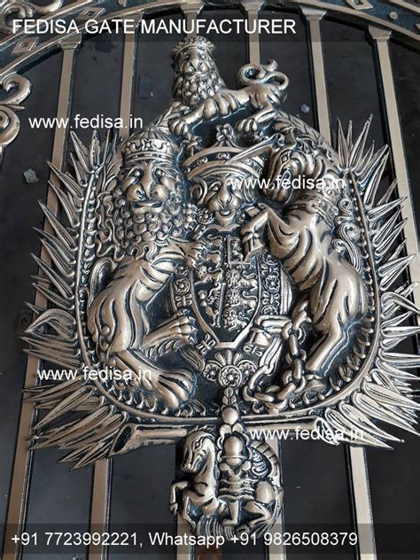 Main Gate Design 2126 Steel Gate Design For Temple Front Door Security ...