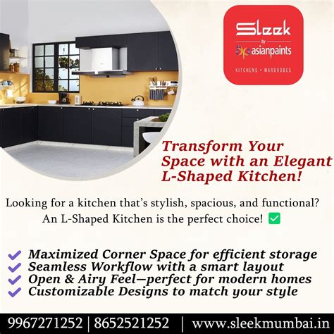 Looking for a modern, spacious, and functional kitchen? An L-Shaped ...