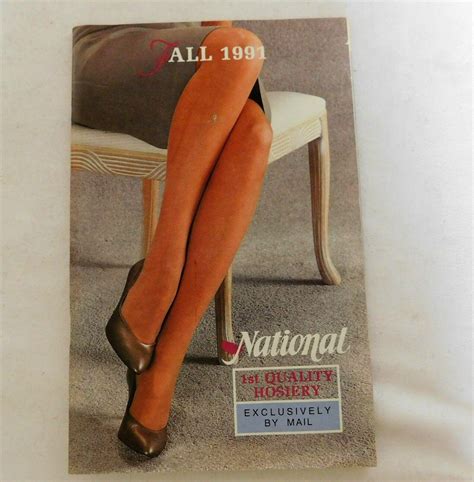 Vintage Fall 1991 NATIONAL Hosiery CATALOG Underwear Womens Fashion ...